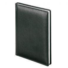 Ежедневник Альт VELVET A5 145х205мм датир. искусст. кожа 168л книжный переплет 2022 черный